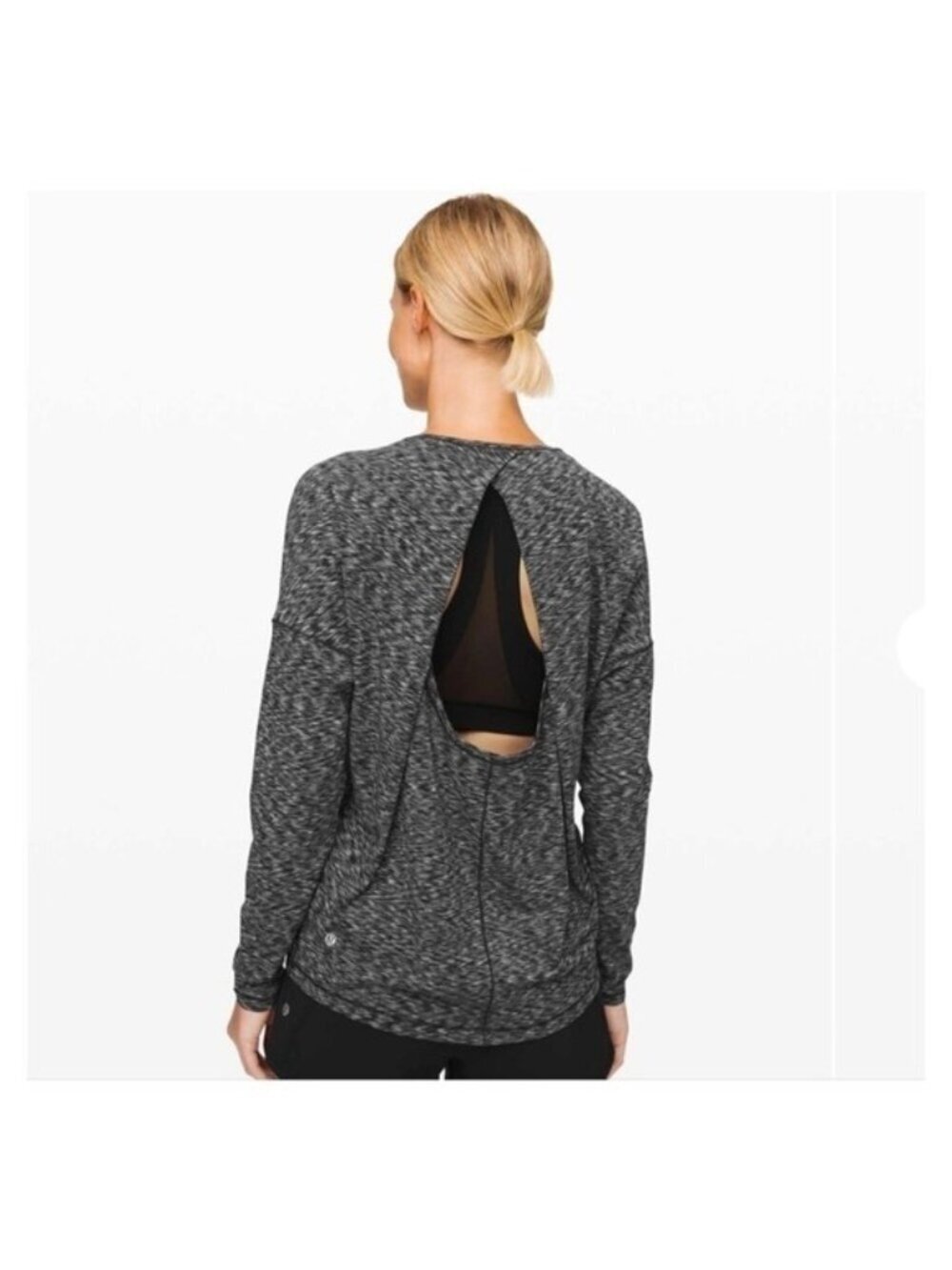 ❤️ LULULEMON Get Set Long Sleeve Spaced Out Space Dye J5